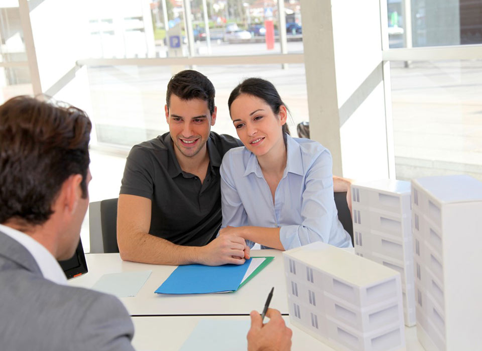 une agence immobilière