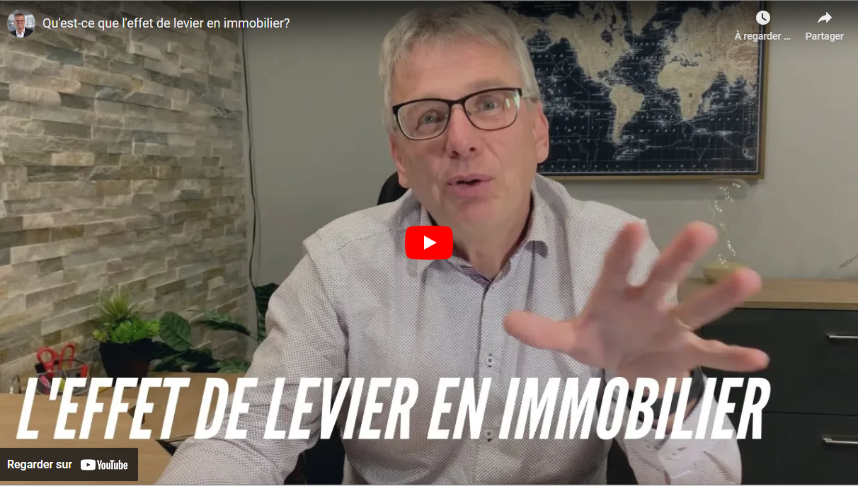 L'effet de levier en immobilier expliqué par Ghislain Larochelle.